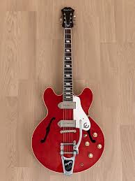 1991 Epiphone Casino Electric Guitar Cherry w/ Bigsby & Case, Pre-Elitist, Japan Terada | Reverb France