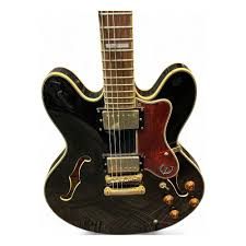 Used Epiphone Sheraton II BLACK Hollow Body Electric Guitar ...