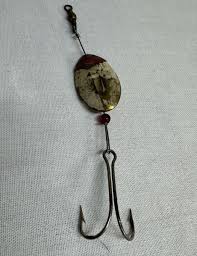 Vintage Metal June Bug Fishing Spinner Lure | eBay