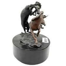 Paul Fairley Horses Bronze Sculpture Unique | Chairish