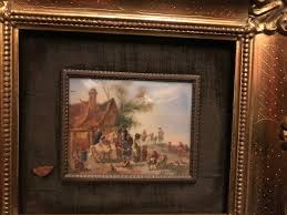 FAB Antique Miniature Oil Painting on Celluloid Signed Huell ...