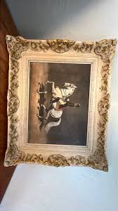 J Plank spanish Horses painted on silk set of two · Whatnot ...