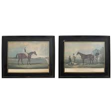 Sold at Auction: Set of 2 Vintage English Horse Prints