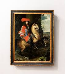 Charles Le Brun - Equestrian Portrait of Louis XIV of France ...