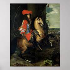 Equestrian Portrait of Louis XIV Poster | Zazzle