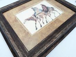 Carol Grigg Native American Watercolor Card Print Mat ...