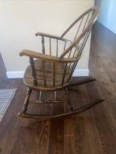 Oak Brown Antique Chairs Antique Rocking Chairs 1920-1949 Time Period Manufactured for sale | eBay