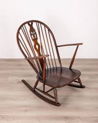 Vintage 1950s rocking chair mod. 316 design Lucian Ercolani for Ercol at 1stDibs