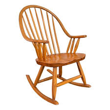1970s American Mid-Century Craftsman Continuous Bow Rocking ...