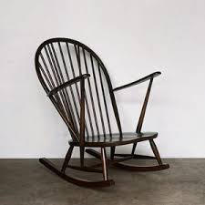 Vintage Mid Century Beech and Elm Ercol Windsor Grandfather Rocking Chair Model 315 - Etsy India