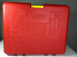 Meccano Set Vintage 1994, Red Plastic Case 2 Trays | eBay