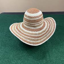 Laundry Packable Sun Hat Shelli Segal Natural Wide Brim | eBay