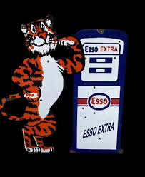 RARE PORCELAIN ESSO EXTRA ENAMEL SIGN 42 INCHES ...