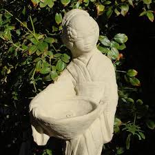 Vintage Geisha w/ Basket – Designer Stone Inc.