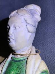 Three Chinese sancai-glazed figures, Ming - Rob Michiels ...