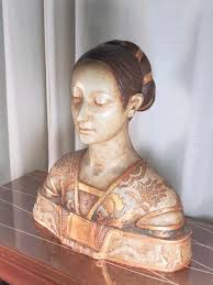 Hand Painted Figurative Statue, 1800s, Terracotta for sale ...