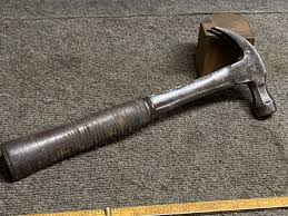 Vintage Craftsman USA 16 Oz Claw Hammer With Stacked Leather ...