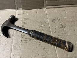 Vintage 16oz Estwing Curve Claw Hammer Stacked Leather ...