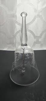 Vintage Princess House Heritage Crystal Etched Bell ...