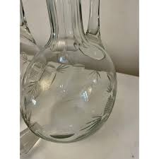 Victorian Cut Glass Decanters, 1880s, Set of 2 | Chairish