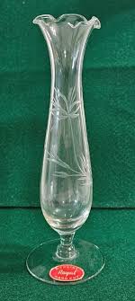 Vintage Royal Hand Cut Bud Vase 7.5" Tall | eBay
