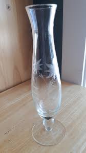 Narrow Engraved Crystal Vases - Etsy