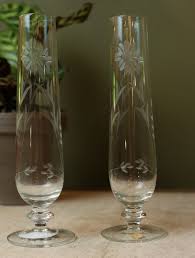 Etched Glass Bud Vases — RUINOUS REVIVED