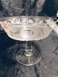 EAPG CANADIAN BURLINGTON GLASS 1870S ACID ETCHED STORK ...