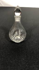 Vintage Lentheric Bouquet 4 oz Etched Perfume Bottle w/ Stopper 5.5” Tall EMPTY | eBay