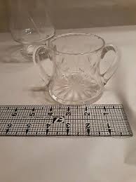 Vintage Etched Glass Cocktail Beaker W/Glass Stirrer & Sugar Bowl, Barware | eBay