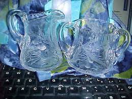 Vintage Hand painted Drinking Glass AQUA BLUE WITH WHITE AND BLUE HAND PAINTED D | eBay