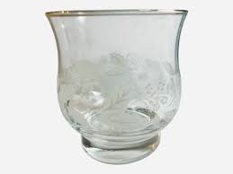 Vintage Set of 12 White Etched Holly & Berry Clear Gold Rimmed Lowball Glasses - Etsy