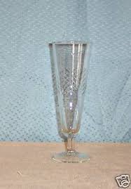 JAVIT PILSNER GLASS CUT RAIN PATTERN MINT | eBay