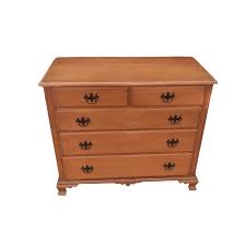 Early 20th Century Solid Maple Colonial Dresser ...