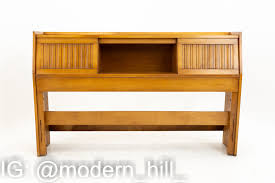 Crawford Furniture Mid Century Solid Wood Storage Queen ...