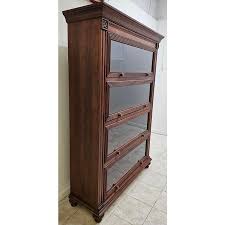 1990s Ethan Allen British Classics Barrister Bookcase Shelf ...