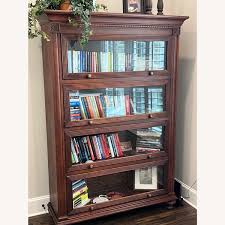 Ethan Allen Lawyers Bookshelves - AptDeco