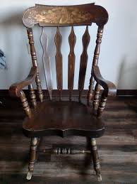 Antique Wooden Rocking Chair | eBay