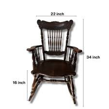 Solid Wood Vintage Rocking Chair | eBay