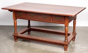 Sold at Auction: Pennsylvania walnut tavern table