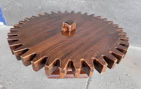 Industrial Style Gear or Sprocket Coffee Table by Ethan ...