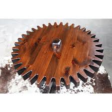 1970s Mid Century Modern Ethan Allen Cog Wheel Spinning Gear ...