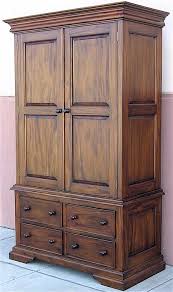 French Sleigh Wardrobe With Drawers | Laurel Crown