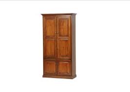 46790 Oak Double Door Armoire | Unfinished Furniture of ...