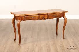 Ethan Allen 'Country French' Two-Drawer Console Table | eBay