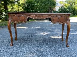 Vintage French Provincial Style Writing Desk With Boiserie ...