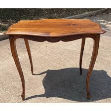 French Louis XV Walnut Center Table | Chairish
