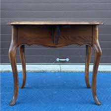 1980s Ethan Allen Country French Birch Drop Leaf Side Table ...