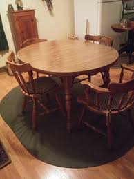 Keller Early American Hard Rock Maple Dining Room Set (Table & 6 Chairs) | eBay