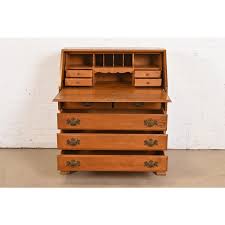 Ethan Allen Early American Solid Maple and Birch Drop Front ...